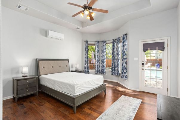 Bedroom, Interior, Wood Texture Flooring
