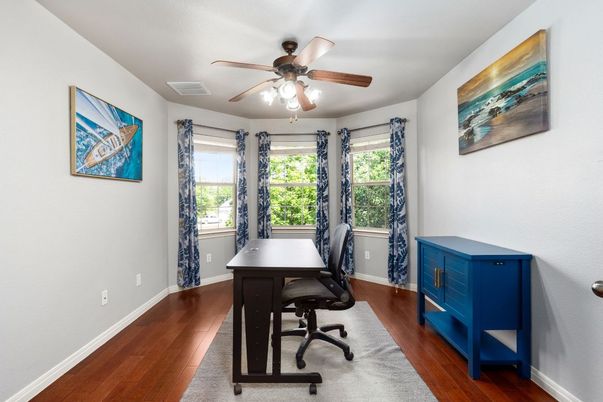 Home Office, Interior, Wood Texture Flooring