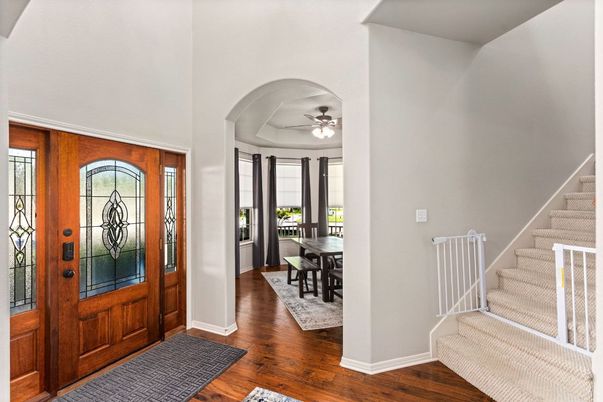 Dining room, Interior, Wood Texture Flooring