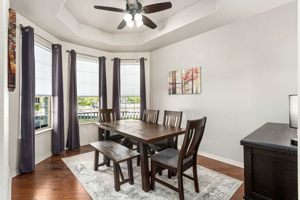 Dining room, Interior, Wood Texture Flooring