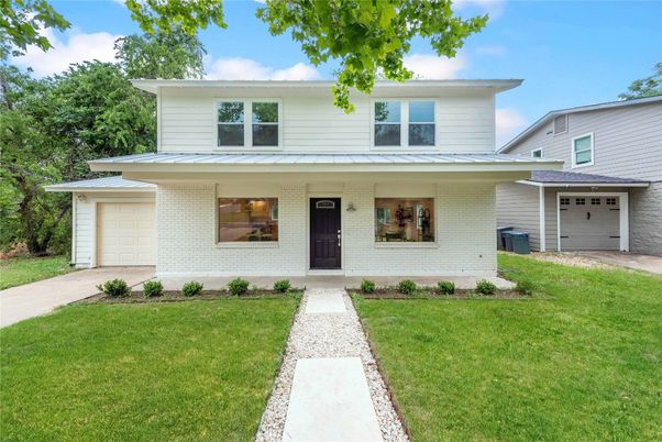 Attached, Exterior, Facade, Brick Facade, Farmhouse