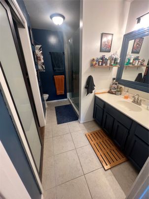 Bathroom, Dual Sink Vanities, Glass Shower, Interior