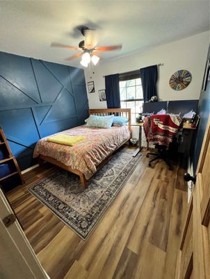 Bedroom, Home Office, Interior, Wood Texture Flooring