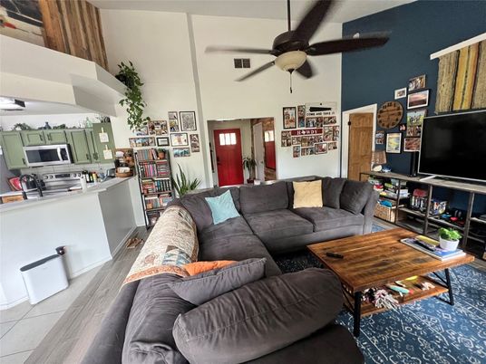 Interior, Kitchen, Living room, Wood Texture Flooring
