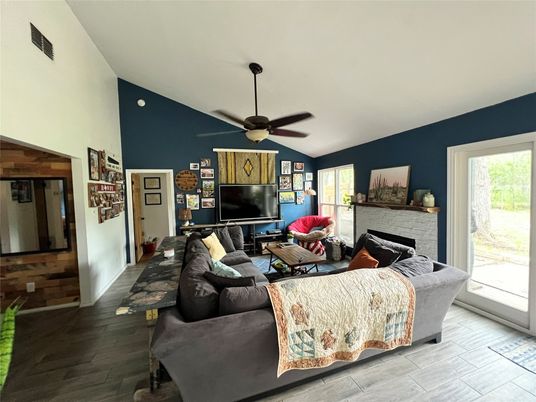 Fireplace, Interior, Living room, Wood Texture Flooring