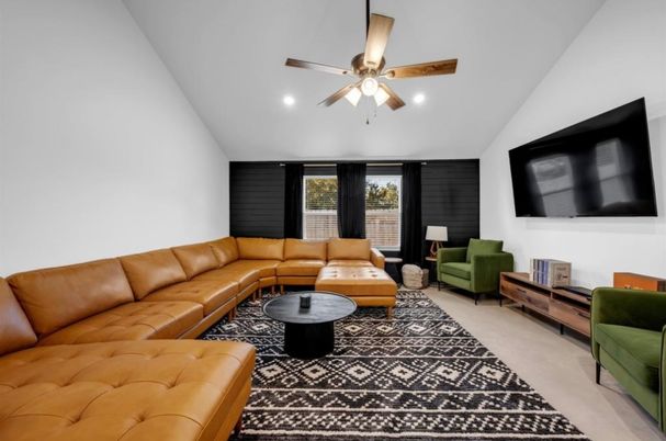 Interior, Living room, Recessed Lighting