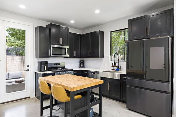Interior, Kitchen, Recessed Lighting, Stainless Steel Appliances