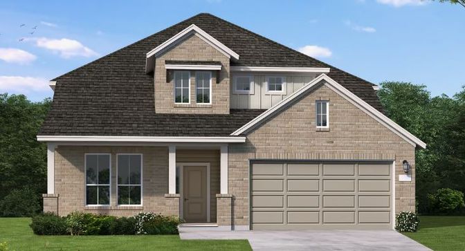Attached, Exterior, Facade, Brick Facade, Brick Traditional