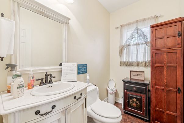 Bathroom, Interior, Wood Texture Flooring