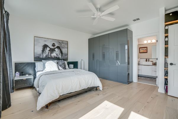 Bedroom, Interior, Wood Texture Flooring