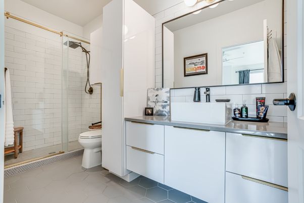 Bathroom, Glass Shower, Interior