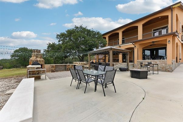 Backyard, Exterior, Fireplace