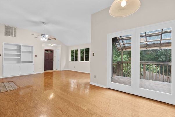 Empty room, Interior, Wood Texture Flooring