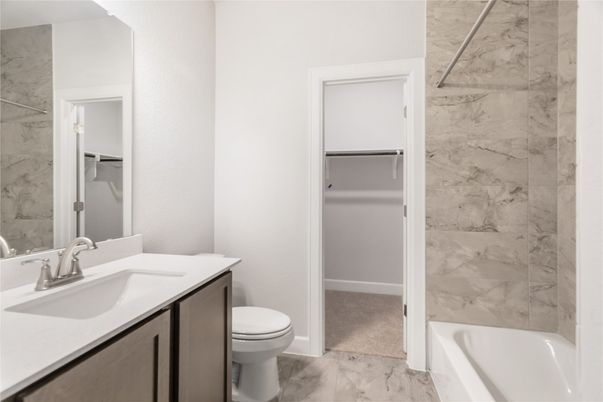Bathroom, Interior, Marble Walls