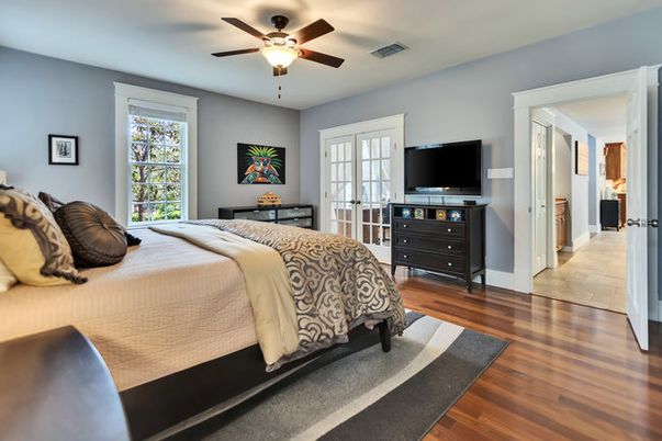 Bedroom, Interior, Wood Texture Flooring