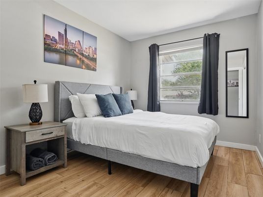 Bedroom, Interior, Wood Texture Flooring