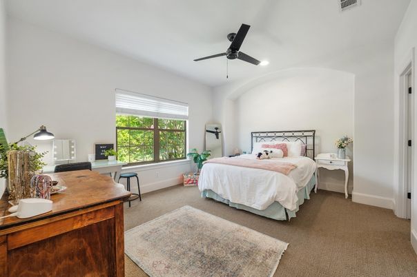 Bedroom, Interior, Recessed Lighting