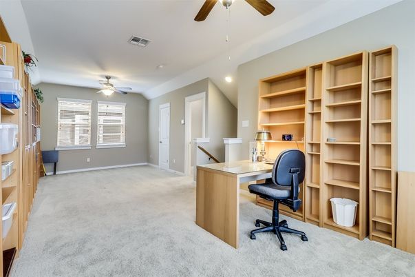 Home Office, Interior, Recessed Lighting