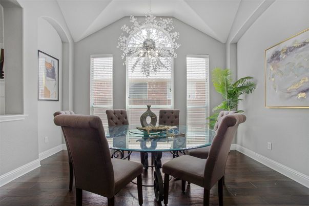 Dining room, Interior, Wood Texture Flooring