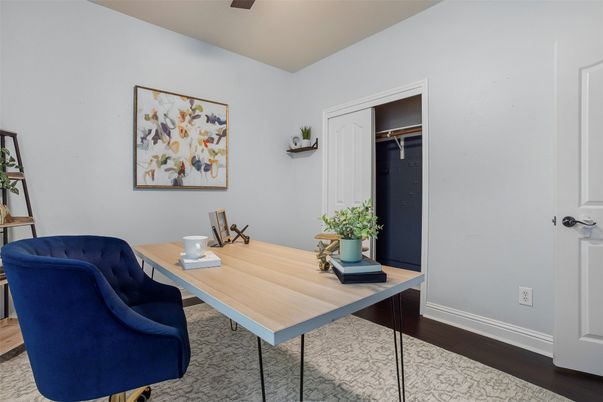 Home Office, Interior, Wood Texture Flooring