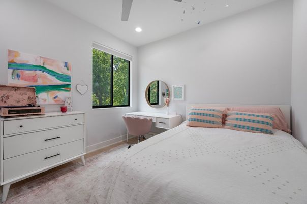 Bedroom, Home Office, Interior, Recessed Lighting