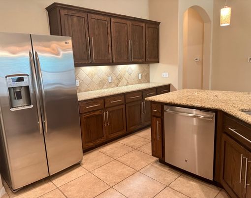 Interior, Kitchen, Pendant Lights, Stainless Steel Appliances