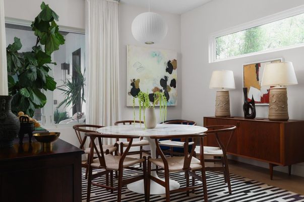Dining room, Interior, Pendant Lights
