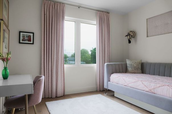 Bedroom, Interior, Wood Texture Flooring
