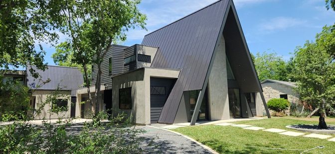 Backyard, Exterior, Facade, A Frame