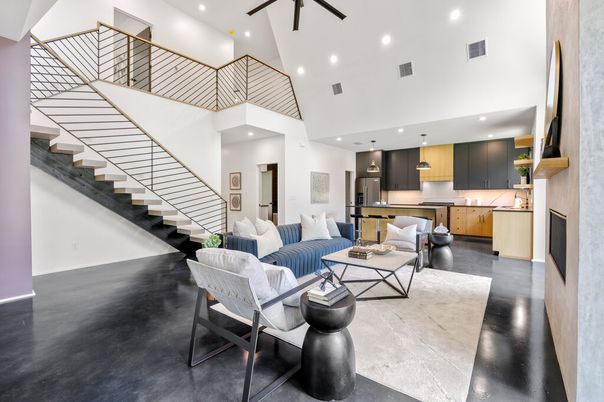 Interior, Kitchen, Living room, Pendant Lights, Recessed Lighting