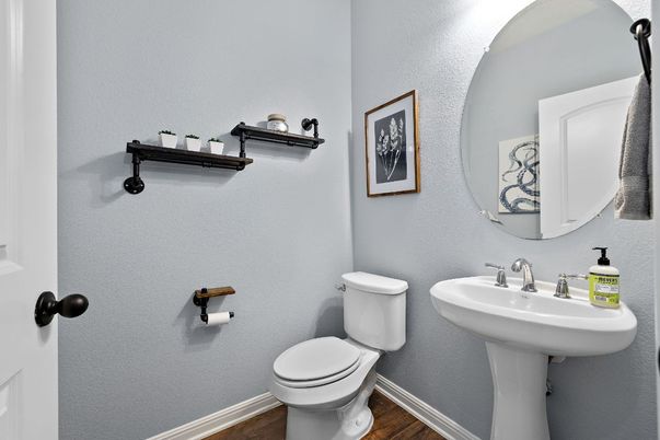 Bathroom, Interior, Wood Texture Flooring