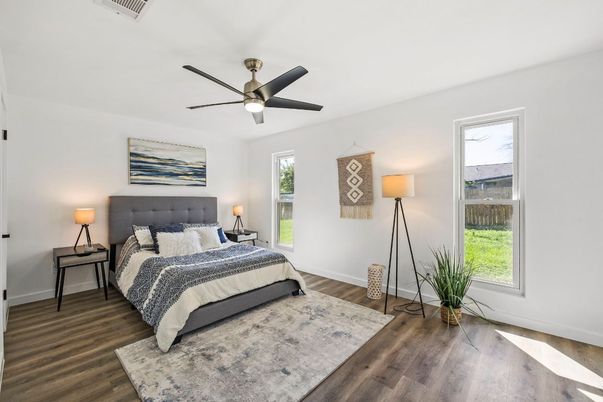 Bedroom, Interior, Wood Texture Flooring