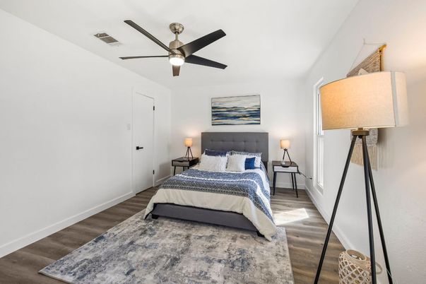 Bedroom, Interior, Wood Texture Flooring