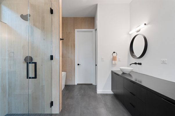 Bathroom, Glass Shower, Interior