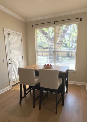 Dining room, Interior, Wood Texture Flooring