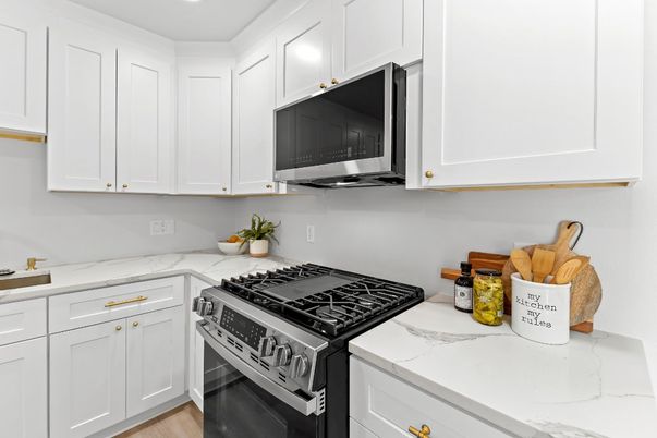 Interior, Kitchen, Wood Texture Flooring