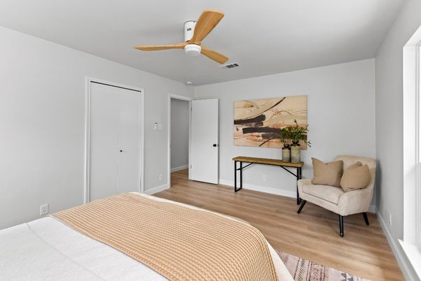 Bedroom, Interior, Wood Texture Flooring