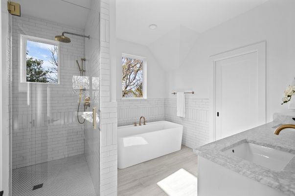 Bathroom, Glass Shower, Interior