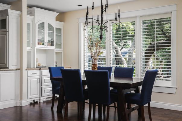Dining room, Interior, Wood Texture Flooring