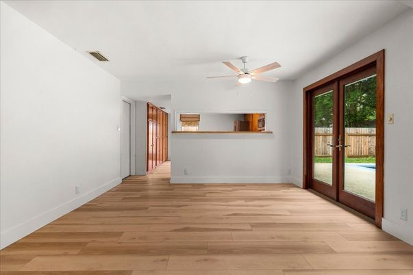 Empty room, Interior, Wood Texture Flooring
