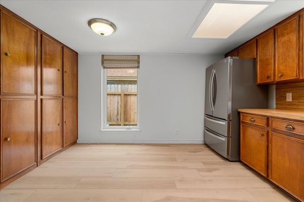 Empty room, Interior, Kitchen, Wood Texture Flooring