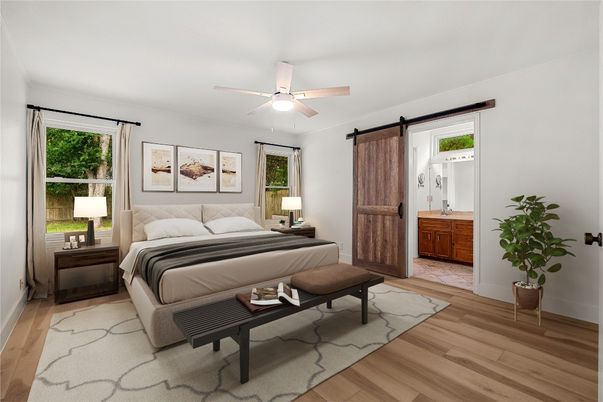 Bedroom, Interior, Wood Texture Flooring