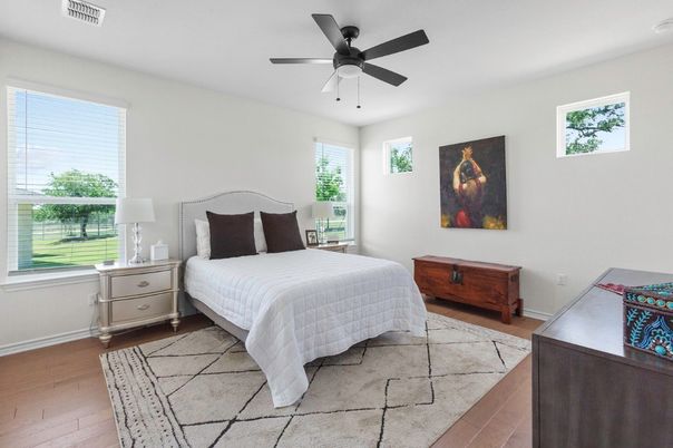 Bedroom, Interior, Wood Texture Flooring