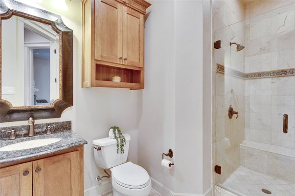 Bathroom, Glass Shower, Interior
