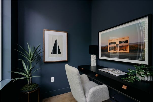Home Office, Interior, Wood Texture Flooring