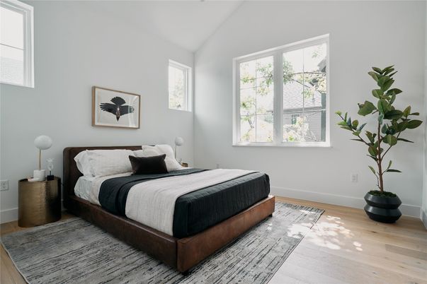 Bedroom, Interior, Wood Texture Flooring