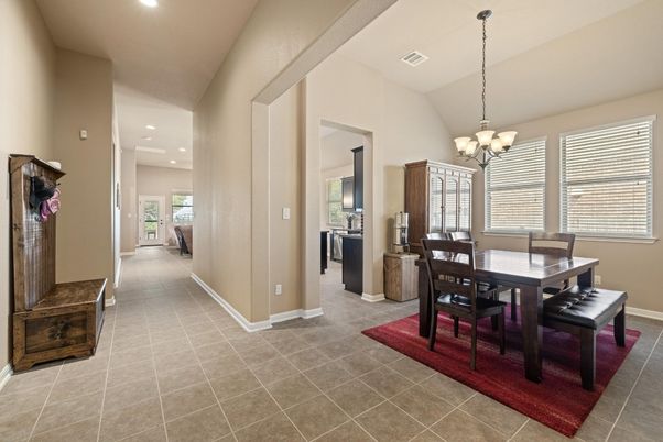 Chandelier, Dining room, Interior, Recessed Lighting
