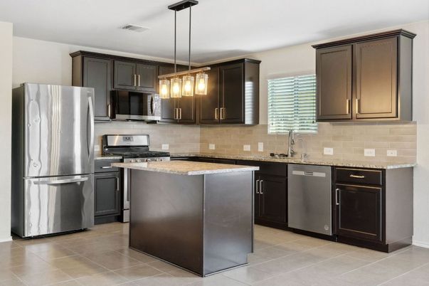 Interior, Kitchen, Pendant Lights, Stainless Steel Appliances