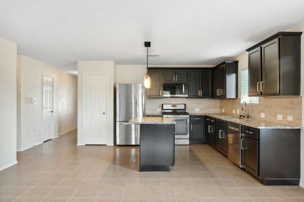 Interior, Kitchen, Pendant Lights, Stainless Steel Appliances