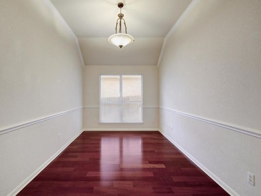 Empty room, Interior, Pendant Lights, Wood Texture Flooring